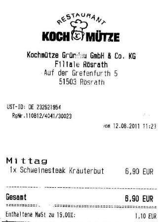 eucg Kochmütze Höffner Möbel Service und Restaurant Lebensmittelhygiene Verordnung Konzept HACCP eucg Höffner Kochmütze Restaurant